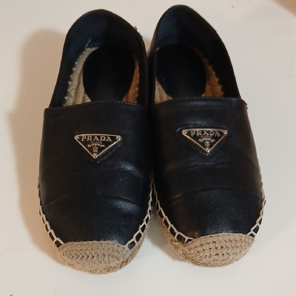 Prada Black Espadrilles - Picture 1 of 13